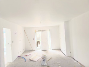 Photo de galerie - Pose toile de verre / peinture de finition 