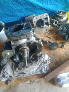 Photo de galerie - Réparation moteur de tracteur tondeuse 