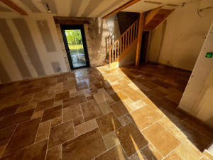 Photo de galerie - Travertin format opus 