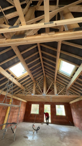 Photo de galerie - Charpente fermette et traditionnel 