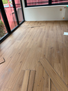 Photo de galerie - Pose de parquet