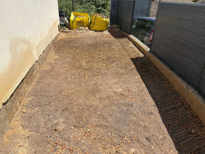 Photo de galerie - Décaissement et nouvellement de terrain 55 m²
