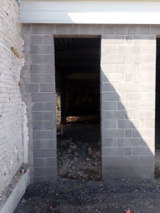 Photo de galerie - Entrée parpaing 