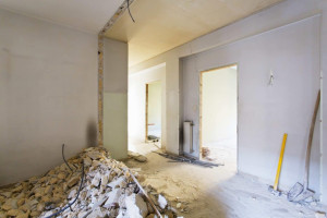 Photo de galerie - Démolition d'une cloison. 