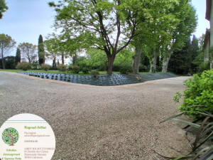 Photo de galerie - Plantation de lavandes et création d'un système d'arrosage automatique 
