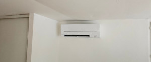 Photo de galerie - Installation d'une climatisation Mitsubishi 