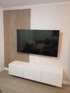 Photo de galerie - Aménagement espace TV terminé 