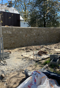 Photo de galerie - Rénovation mur en pierre ( fin de chantier ) 