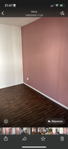 Photo de galerie - Peinture et pose de lino