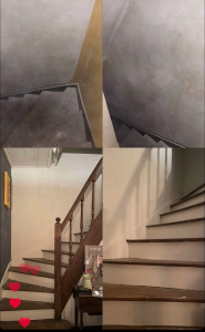 Photo de galerie - Rénovation d’un escalier plus peinture 