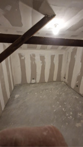 Photo de galerie - Pose Placo isolation enduit