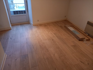 Photo de galerie - Pose sol stratifié  - 