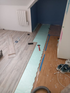 Photo de galerie - Pose de parquet 