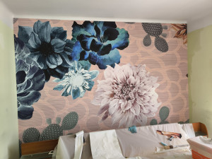 Photo de galerie - Finition avec le papier décoration 