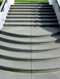 Photo de galerie - Forme arrondi avec débord en béton 