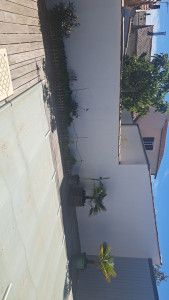 Photo de galerie - Peinture mur extérieur de villa couleur blanc intense 