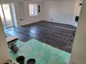 Photo de galerie - Pose carrelage 120x60 
