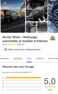 Photo de galerie - 100 avis 5 étoiles 