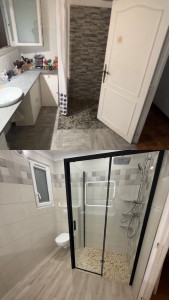 Photo de galerie - Une rénovation de SDB de A à Z 