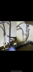 Photo de galerie - Remplacement du cuivre percé et reprise des raccordements. Installation robinet pour machine à laver et sécurisation de l’alimentation
