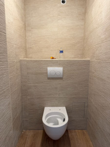 Photo de galerie - Installation Wc suspendu geberit 