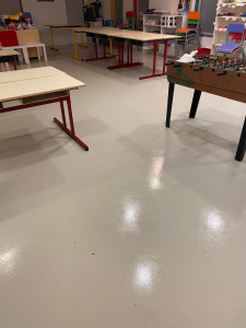 Photo de galerie - Préparation - nettoyage de salle