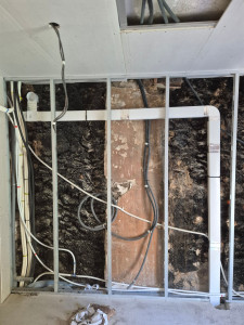 Photo de galerie - Pose de VMC extraplate en rénovation 