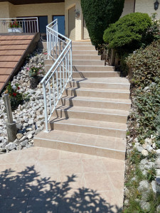 Photo de galerie - Pose carrelage escaliers 