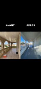 Photo de galerie - Peinture du sol au plafond 