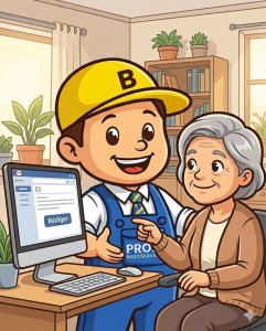 Photo de galerie - Accompagnement et apprentissage à l'informatique et aide à l'administratif 