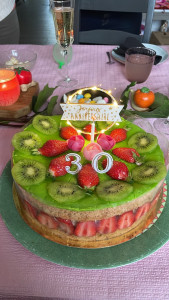 Photo de galerie - Fraisier crème diplomate 