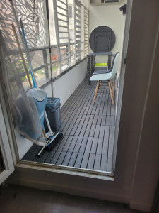 Photo de galerie - Rénovation de balcons ,de murs et sols. peinture intérieur et extérieur 