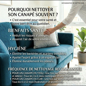 Photo de galerie - L’entretien régulier protège les fibres de vos textiles (canapés, tapis, matelas). Ils durent plus longtemps et conservent leur beauté. Soyez fier de votre intérieur ?