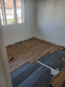 Photo de galerie - Pose de parquet - Revêtement de sol