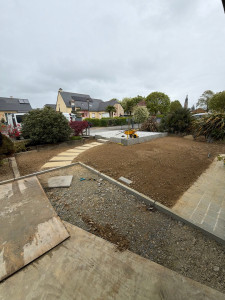 Photo de galerie - Mise en place d’un nouveau gazon 