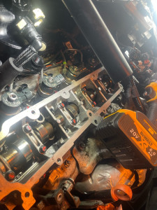 Photo de galerie - Rep fuite arbre came + remplacement distribution 