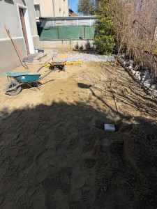 Photo de galerie - Poses des pavés 