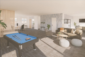 Photo de galerie - Réalisation et maitrise d'oeuvre d'un espace QG pour une entreprise