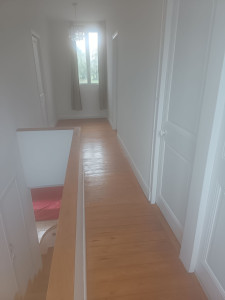 Photo de galerie - Réalisation peinture,pose papier peint 