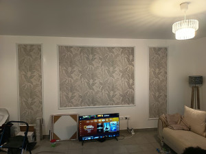 Photo de galerie - Petite décoration murale, il y aura un télévision au centre.
