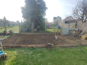 Photo de galerie - Création du potager 
