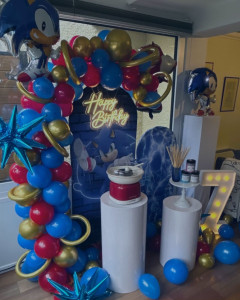 Photo de galerie - Anniversaire thème Sonic