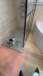 Photo de galerie - Pose paroi de douche 