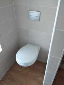 Photo de galerie - Installation WC suspendu 