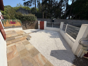Photo de galerie - Chantier terminer pose de gravier 