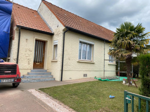 Photo de galerie - Sablage puis dejôintage des briques 