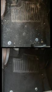 Photo de galerie - Voici un Avant / Après lors d'un lavage Intérieur simple