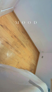 Photo de galerie - Pose de parquet + peinture
