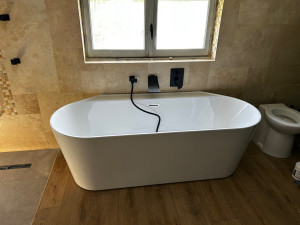 Photo de galerie - Création complète d'une salle de bain pour une suite parentale  