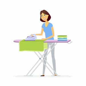 Photo de galerie - Repassage avec centrale vapeur